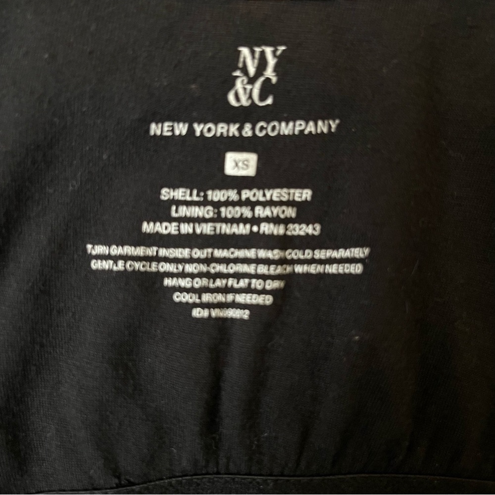New York & Company Sheer Tiered Polka Dot Babydoll Cami Tank Top Pink Black XS* - Picture 6 of 6